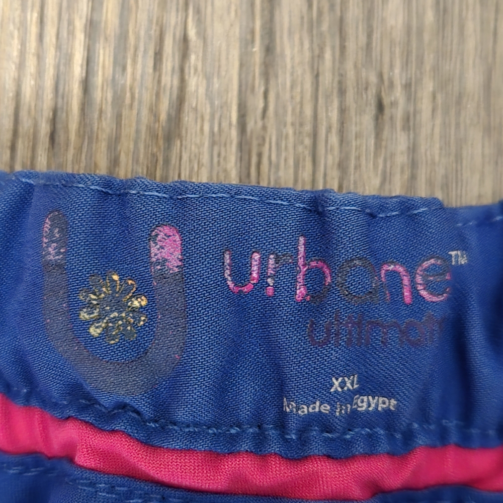 Urbane Ultimate, Women's Scrub Pants, Size XXL, Blue, Good Shape With Strings - Picture 6 of 14